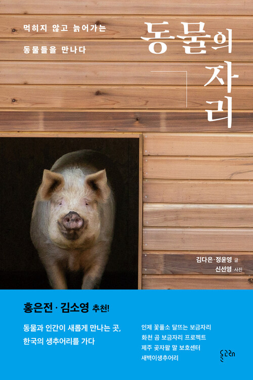 동물의 자리 - 먹히지 않고 늙어가는 동물들을 만나다 (커버이미지)