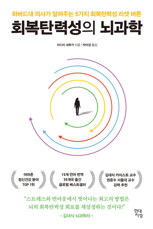 회복탄력성의 뇌과학 - 하버드대 의사가 알려주는 5가지 회복탄력성 리셋 버튼 (커버이미지)